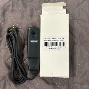 Black digital camera RS-60E3 remote cord, 3ft long